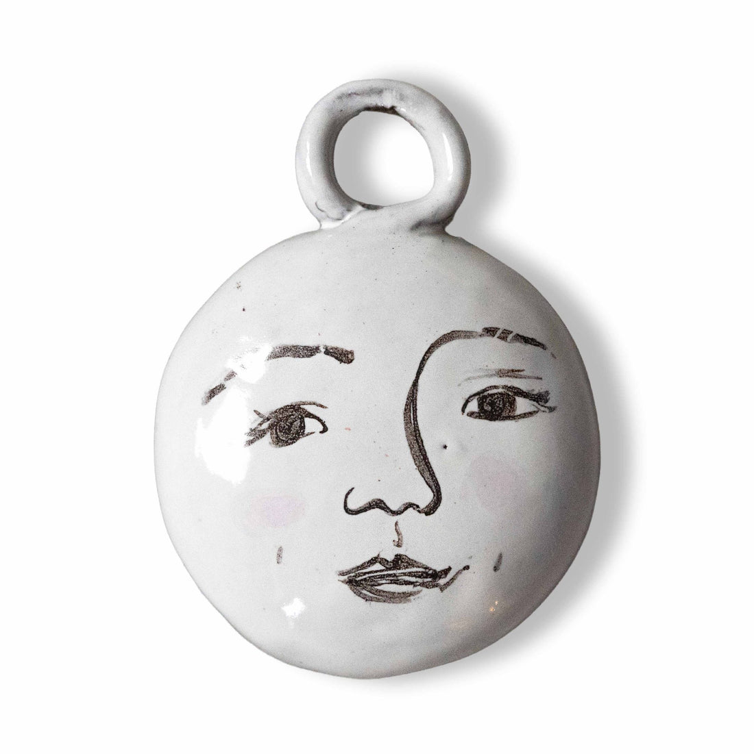 Anouk Kramer Porcelain Moon Face Ornament – exclusive edition