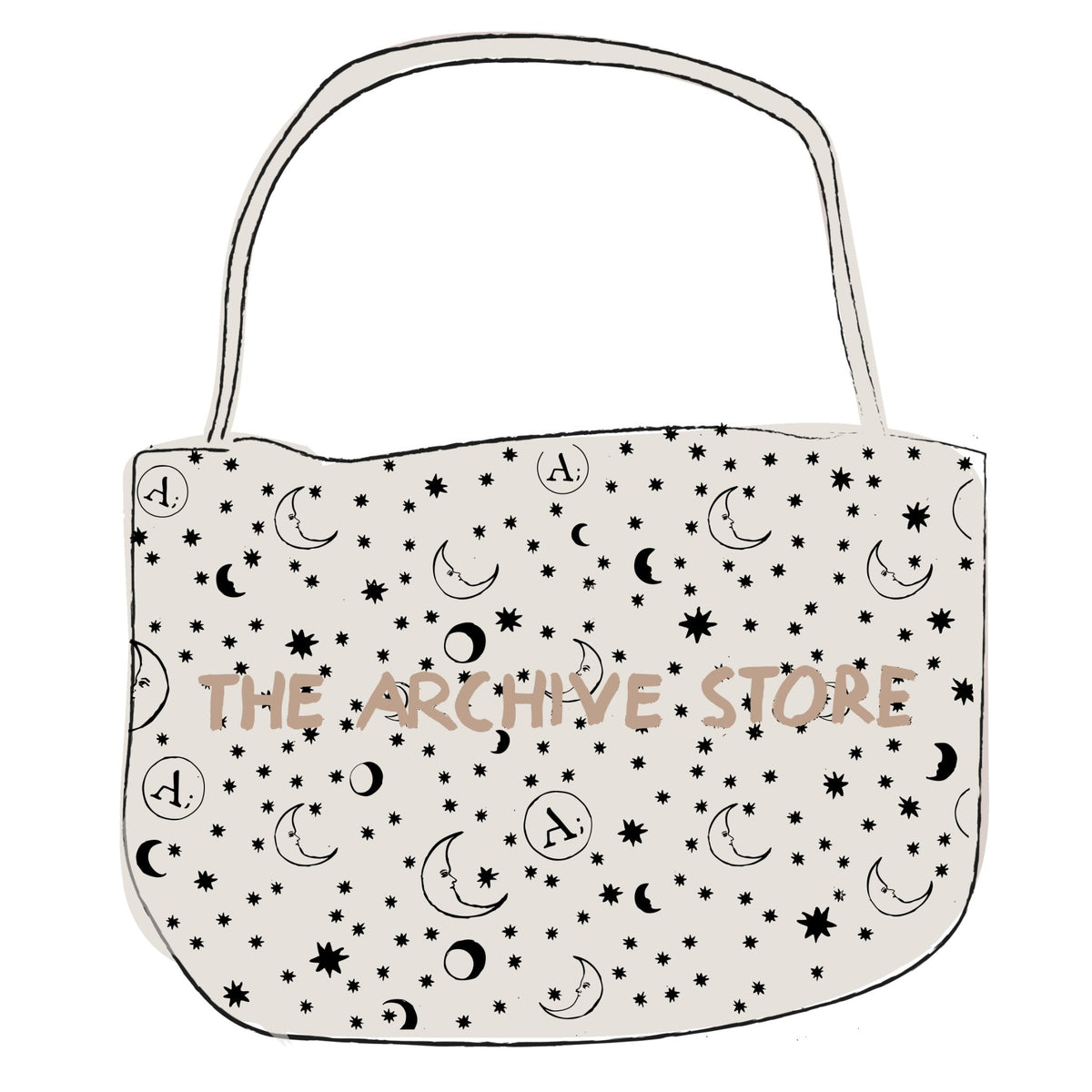 Iconic Canvas Bag Bonjour by The Archive Store