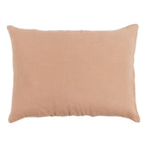 Hazel & George Linen Cushion Cover 30x40 in Cinnamon, a square linen cushion with an envelope closure, on a white background