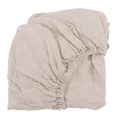 Linen Changing Pad Cover Naturel – product photo
