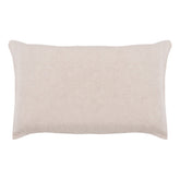 Hazel & George Linen Pillow Cover in Naturel, a rectangular linen pillow with an envelope closure, on a white background