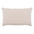 Hazel & George Linen Pillow Cover in Naturel, a rectangular linen pillow with an envelope closure, on a white background