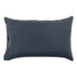 Hazel & George Linen Cushion Cover 30x40 in Off Black, a rectangular linen pillow with an envelope closure, on a white background
