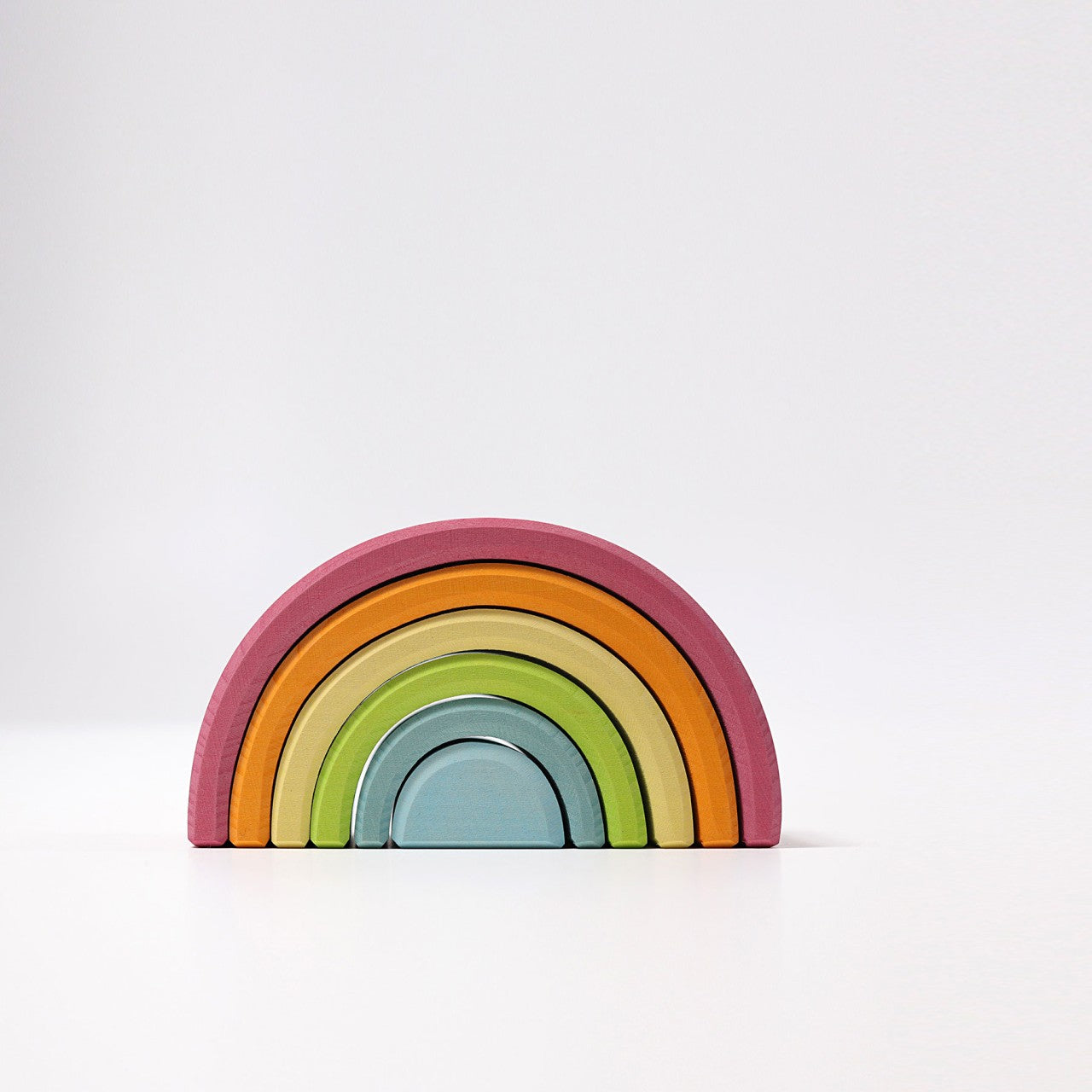 Houten Regenboog Pastel