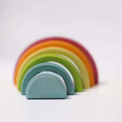 Houten Regenboog Pastel