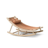 Oliver Furniture Wood Toddler Rocker in Oak/Caramel