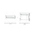 Oliver Furniture Wood Conversion Set, Mini+ junior bed to low loft bed, white – product photo