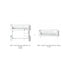 Oliver Furniture Wood Conversion Set, Mini low loft bed to Mini+ junior bed, white – product photo