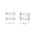 Oliver Furniture Wood Conversion Set, Mini+ 2 junior beds to low bunk bed, white/oak – product photo