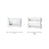 Oliver Furniture Wood Conversion Set, Mini+ basic to Mini+ low bunk bed, white – product photo
