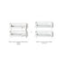 Oliver Furniture Wood Conversion Set, Mini+ low bunk bed to Mini+ 2 junior beds, white – product photo