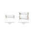 Oliver Furniture Wood Conversion Set, Mini+ junior bed to low bunk bed, white/oak – product photo