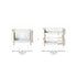 Oliver Furniture Mini+ Basic & Sibling Kit, Mini+ basic to Mini+ low bunk bed, white/oak – product photo