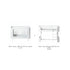 Oliver Furniture Wood Conversion Set, Mini+ basic to Mini+ low loft bed, white – product photo