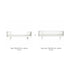 Oliver Furniture Conversion Set | Wood Bed To Wood Day Bed | White – product photo of conversion set components