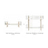Oliver Furniture Conversion Set | Wood Bed/Junior Bed To Wood Bunk Bed | White/Oak – product photo of conversion set components
