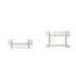 Oliver Furniture Conversion Set Original Bed/Junior Daybed To Low Loft Bed 138 cm White/Oak – product view
