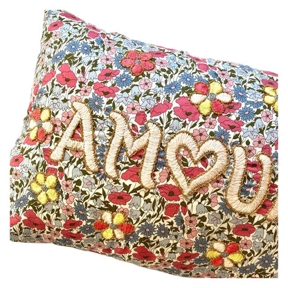 Amour Cushion GField Flowers Pastel