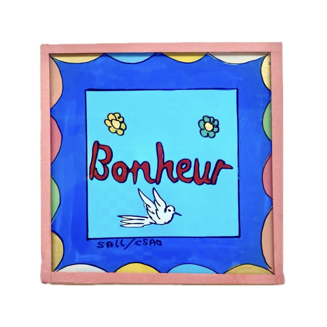 Bonheur Painting Blue - Mini