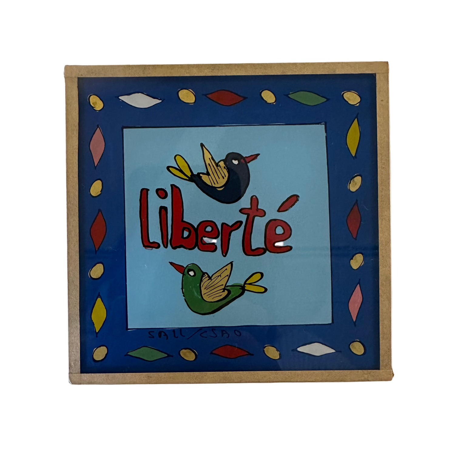 Liberté Blue Painting - Mini