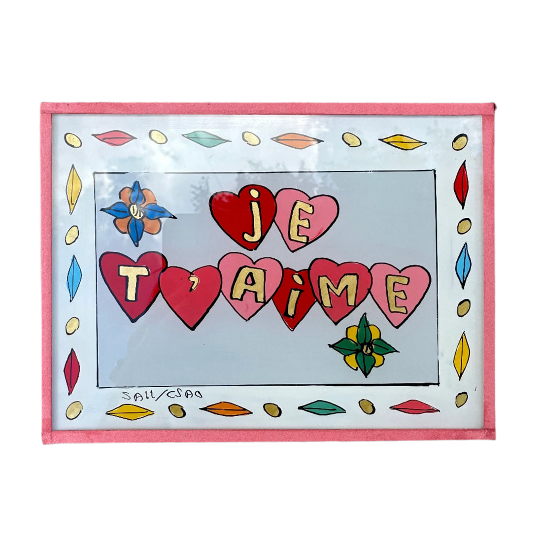 Decorative card with &