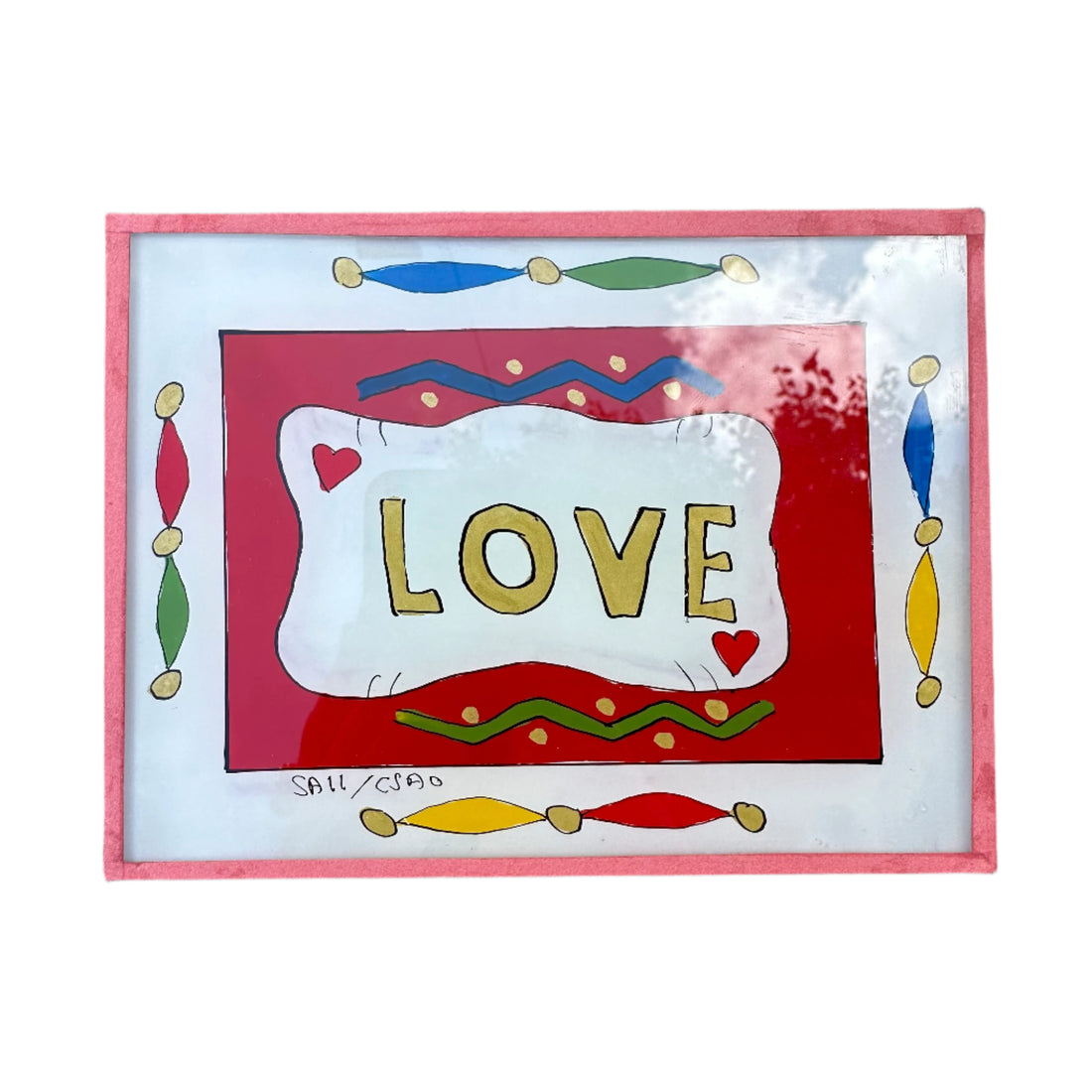 Decorative card with &