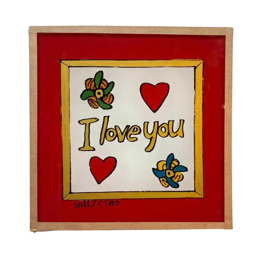 Decorative sign with &