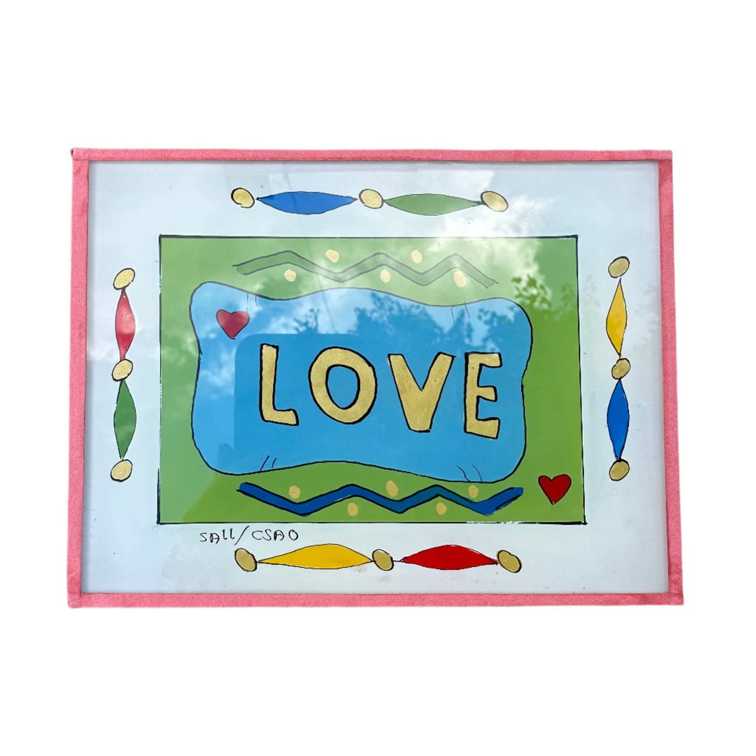 Colorful drawing of &