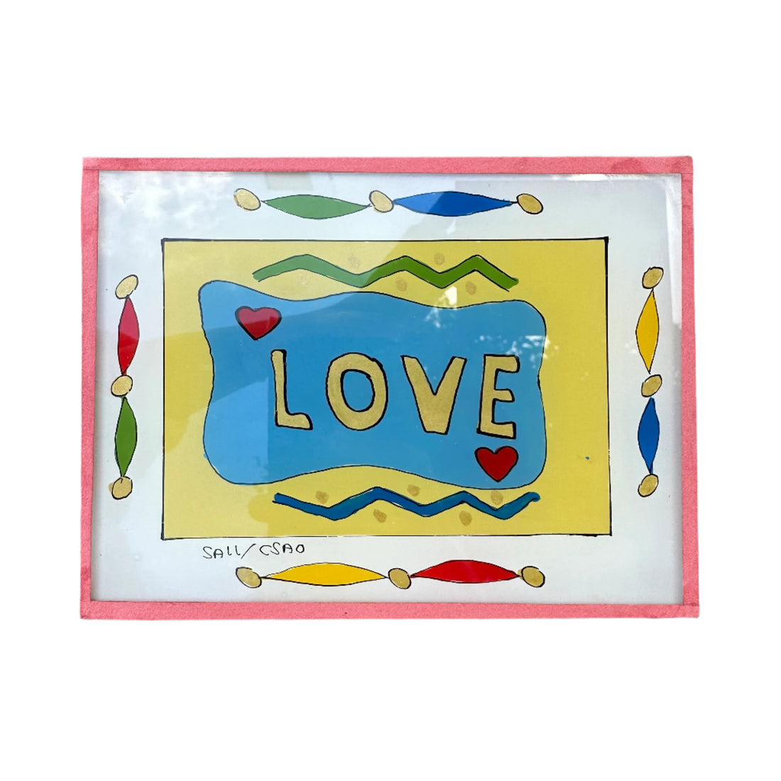 Decorative sign with &