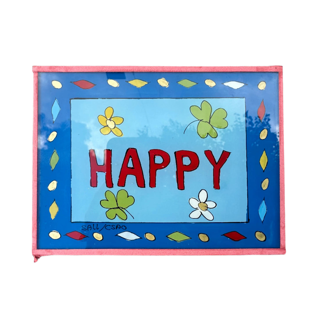 Happy Blue Painting - Midi