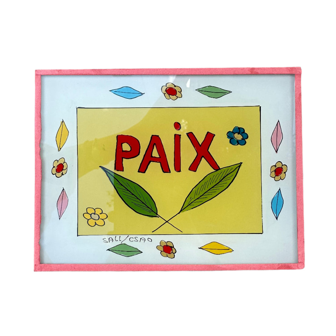 Decorative sign with &