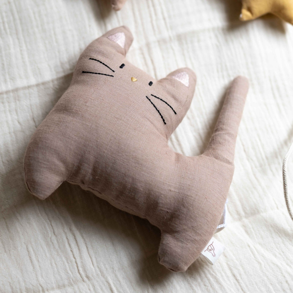 Mumi Cat Toy by Dear April, front view