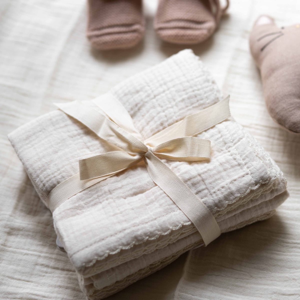 Muslin cloth by Dear April in the Pure Nature print