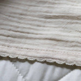 Set of 3 folded muslin cloths by Dear April in the Pure Nature print