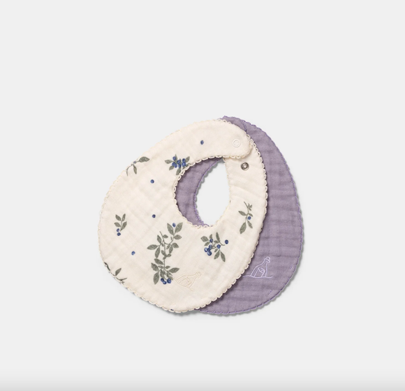 Koa Bib 2 Pack Blueberrie/Lavender