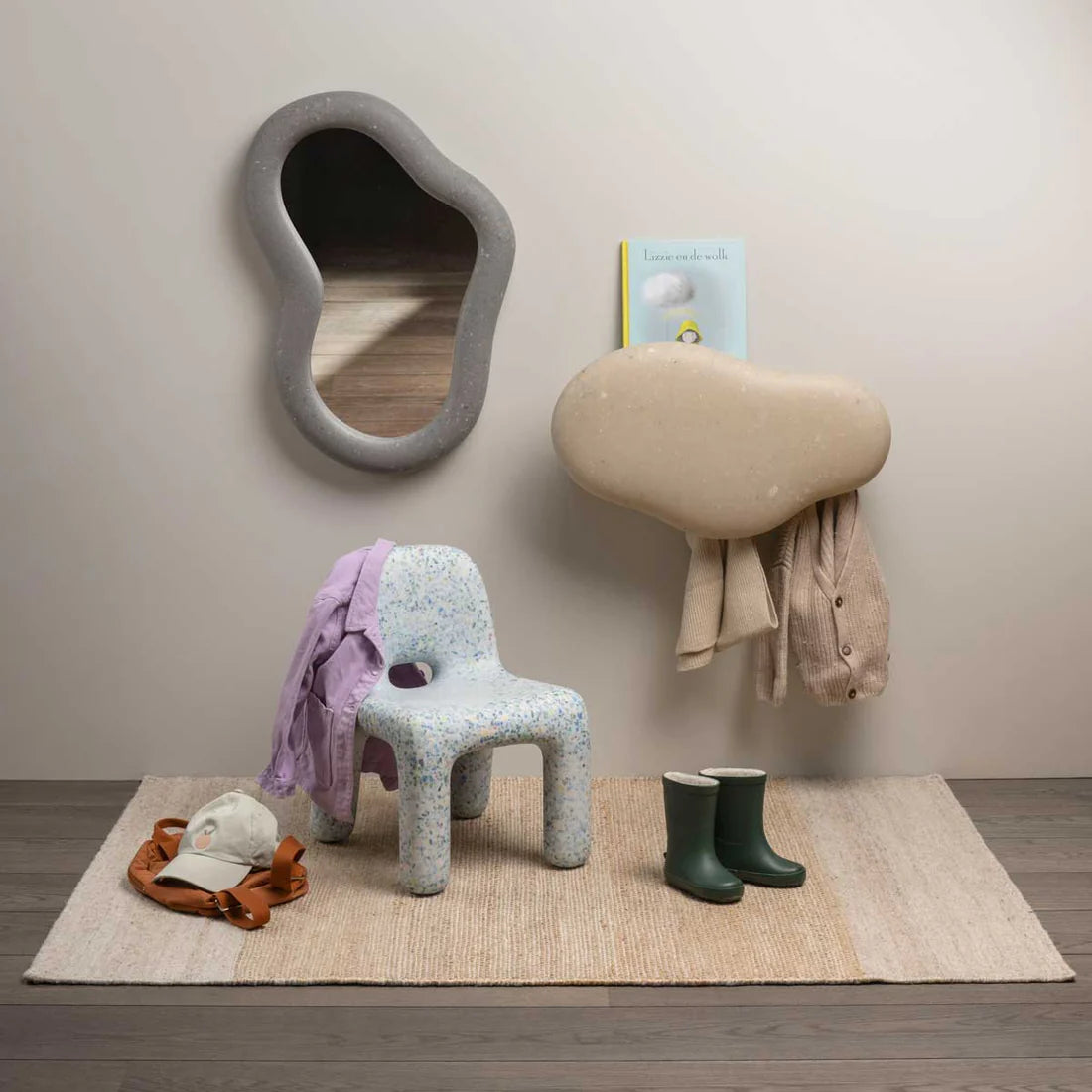 Marine Spiegel Stone Grey