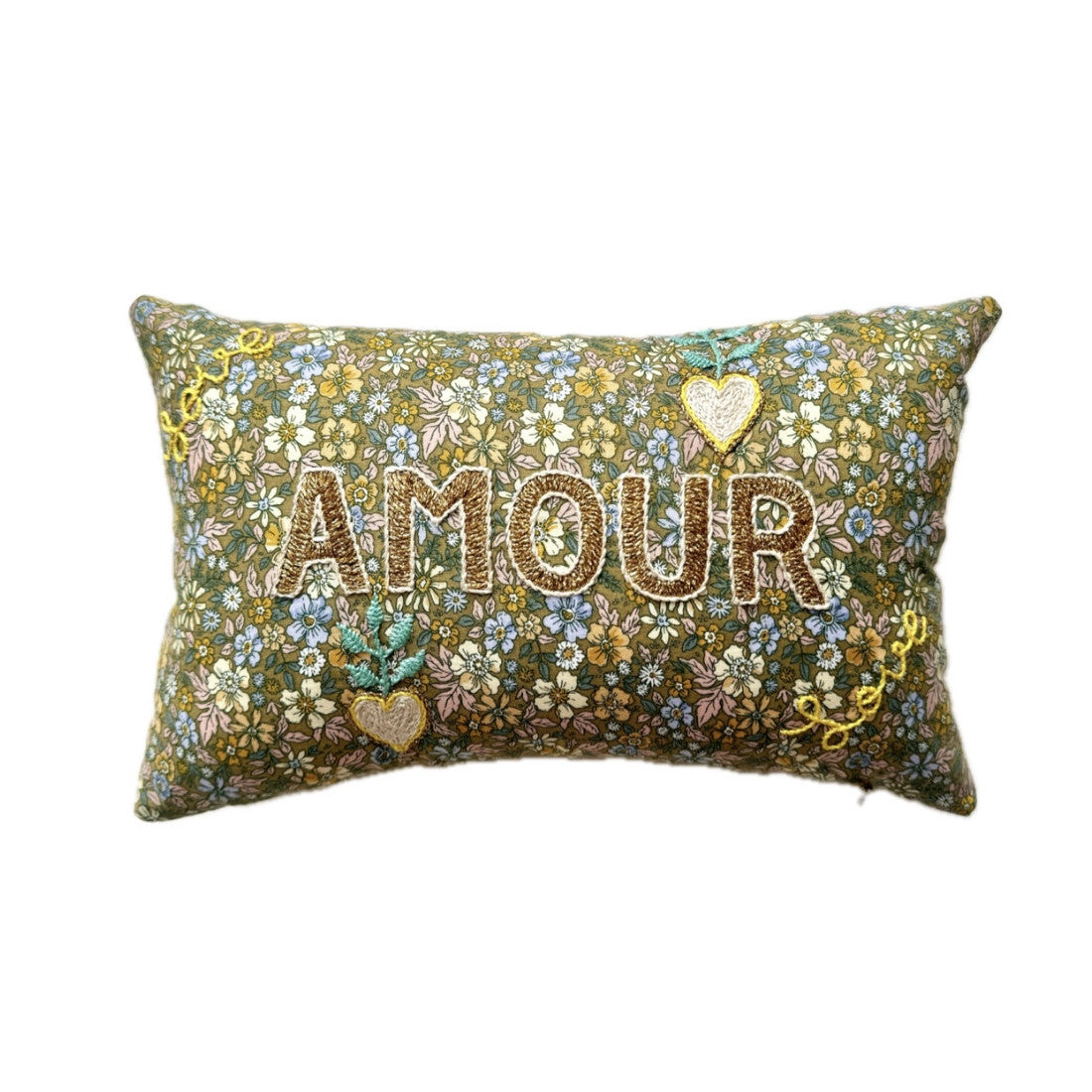 Mini Cushion Amour Khaki
