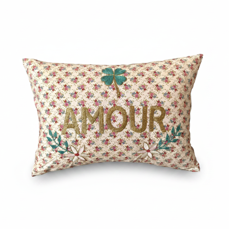 Amour Cushion Pink Clover