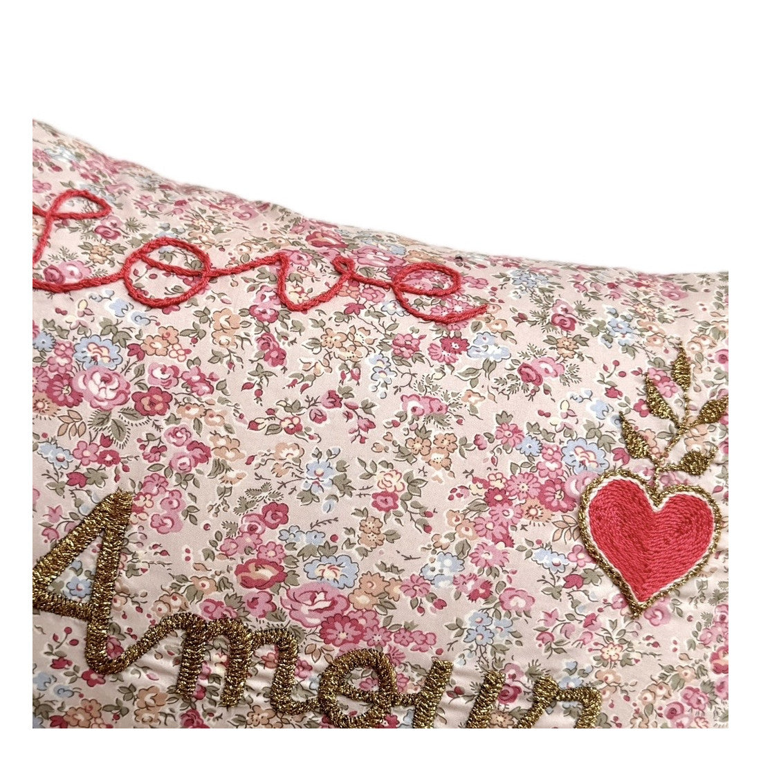 Amour Cushion Pink Heart