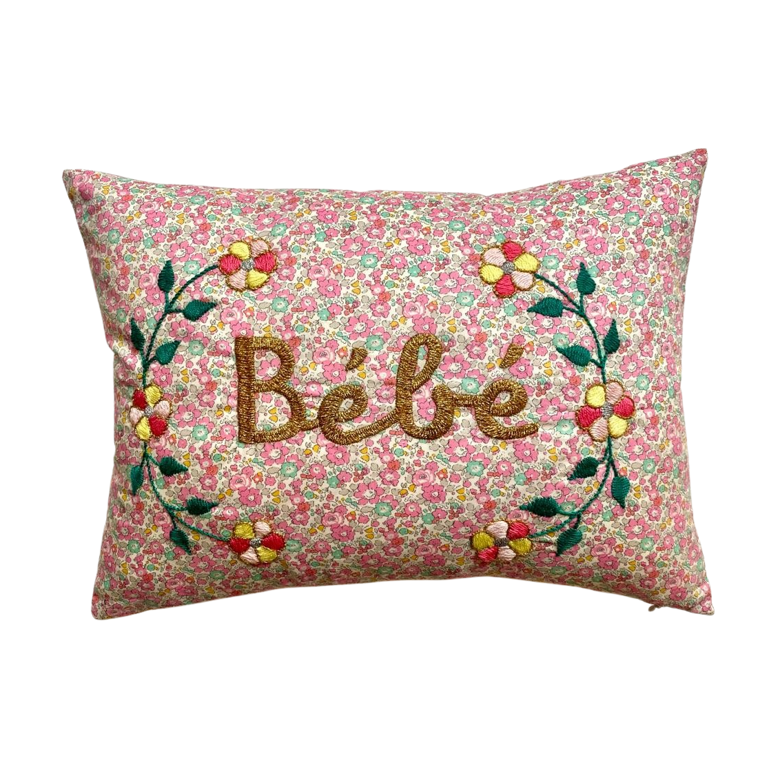 Bebe Cushion Pink Flowers 30x40