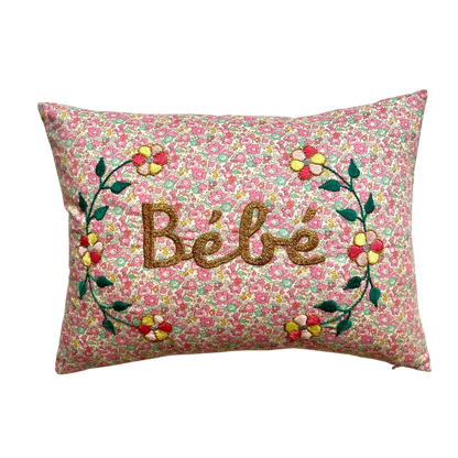 Bebe Cushion Pink Flowers 30x40