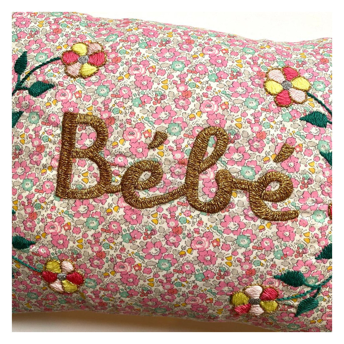 Bebe Cushion Pink Flowers 30x40