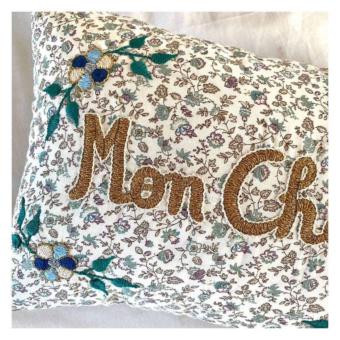 Mon Cherie Cushion Blue