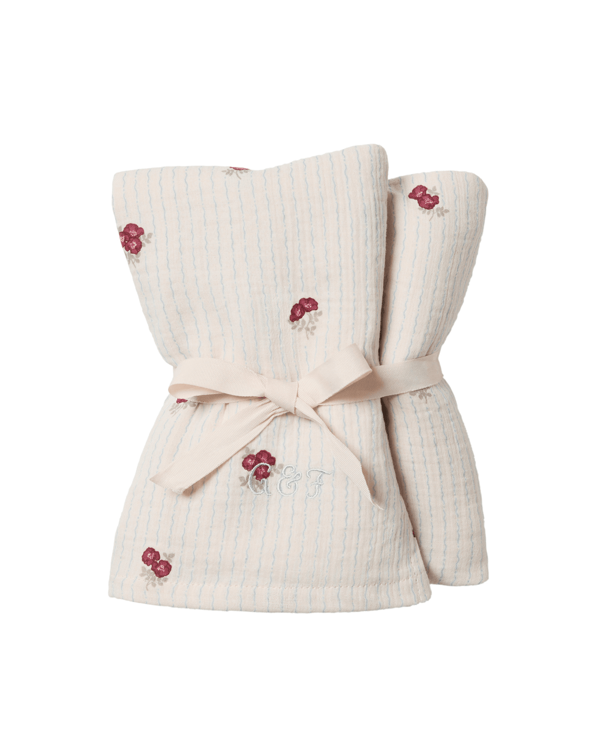 Muslin Blanket Set of 2 Rosehip - Garbo &amp; Friends