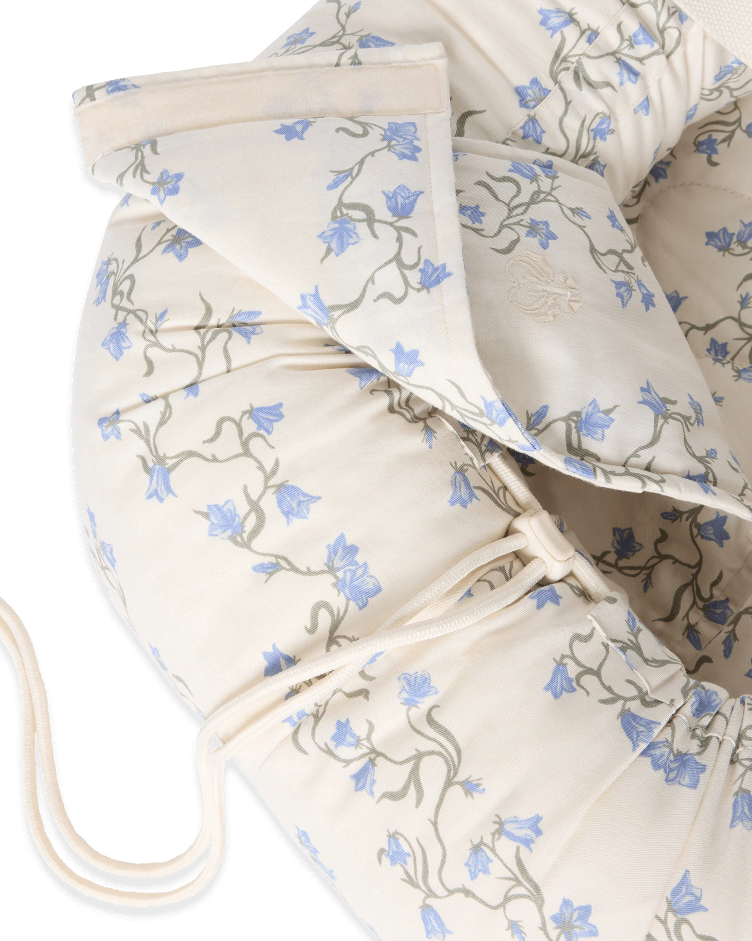 Babynest Bell Flower, organisch katoen | Draagbaar &amp; verstelbaar