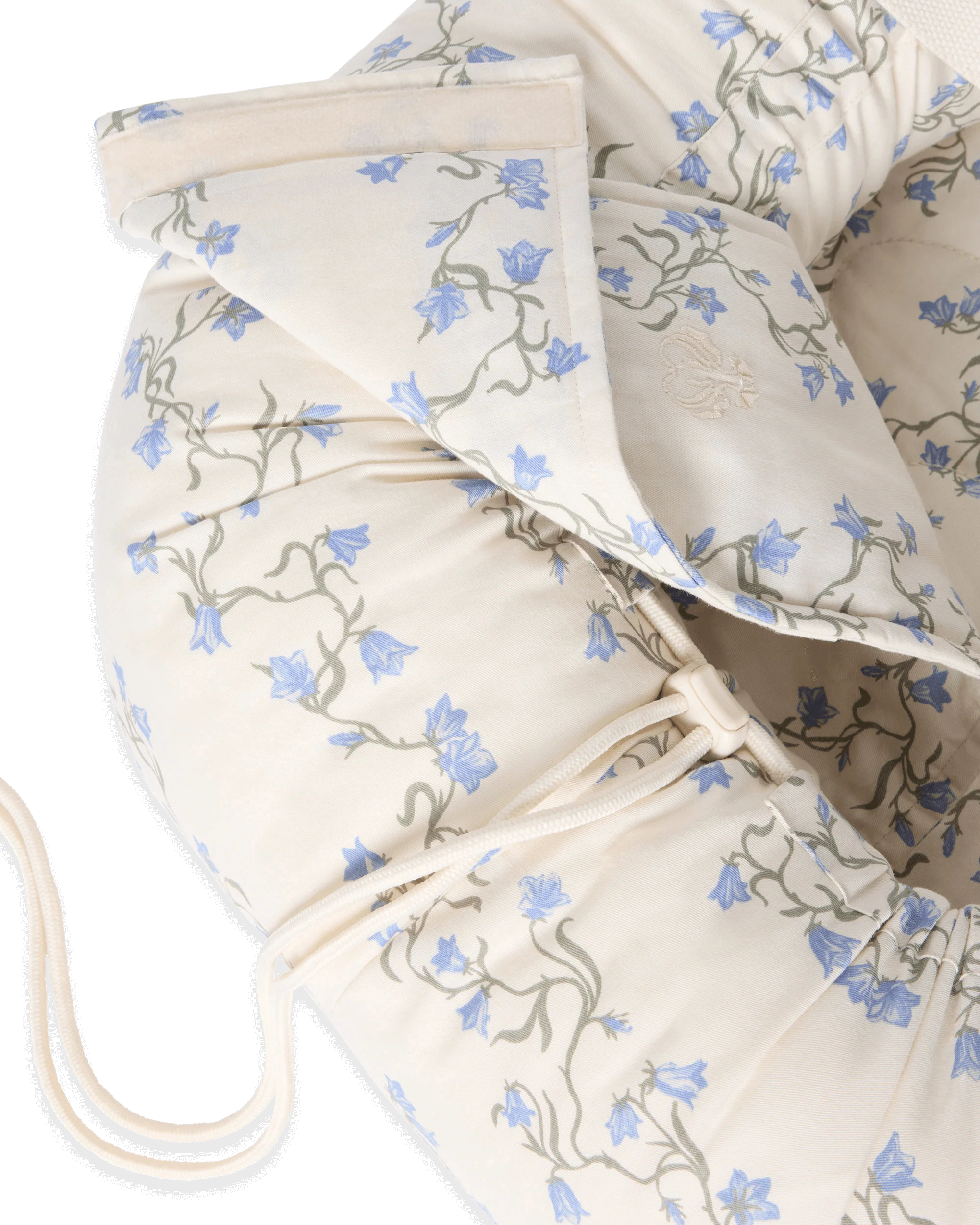 Babynest Bell Flower, organisch katoen | Draagbaar &amp; verstelbaar