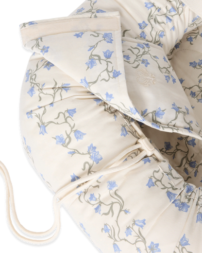 Babynest Bell Flower, organisch katoen | Draagbaar &amp; verstelbaar
