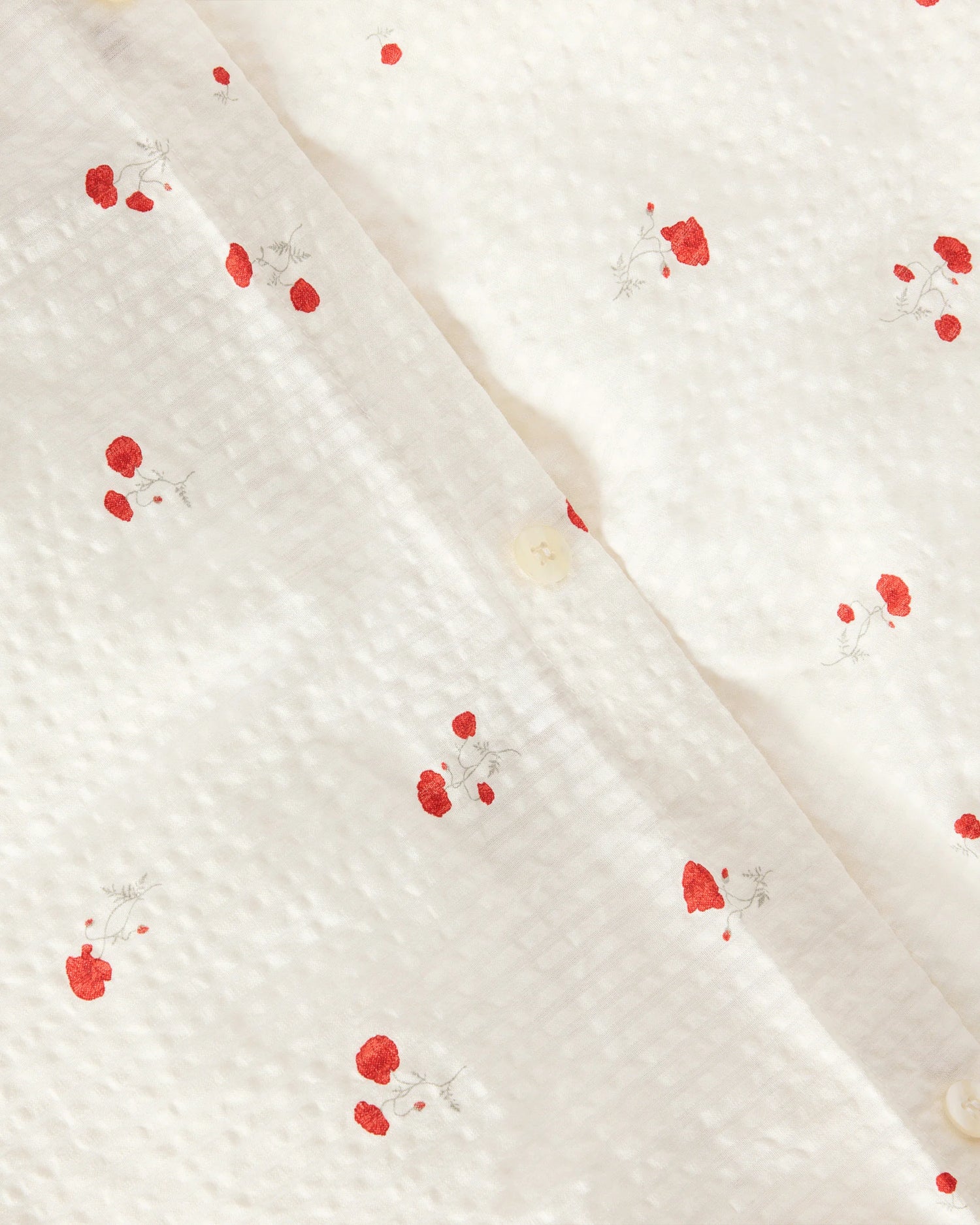 Dekbedovertrekset Seersucker Poppy