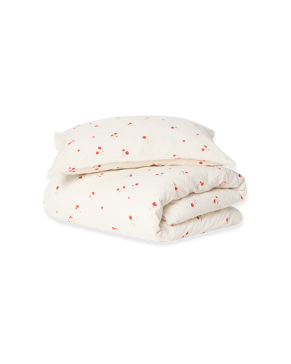 Dekbedovertrekset Seersucker Poppy