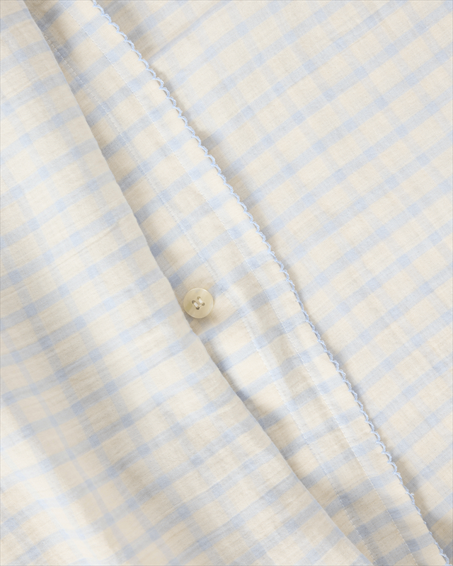 Duvet cover Gingham Sky Blue